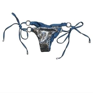 ✨️Nwot Beach Bunny Swimwear Siren Song Sequin Bikini Bottom with Safety Liner✨️